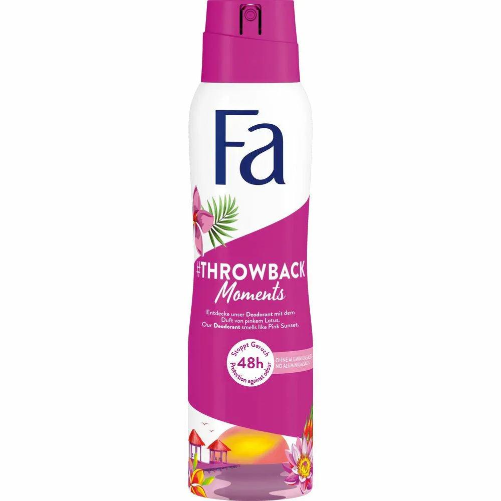 6x-Fa-Deodorant-Spray-Throwback-Moments-150-ml - K Drogerie