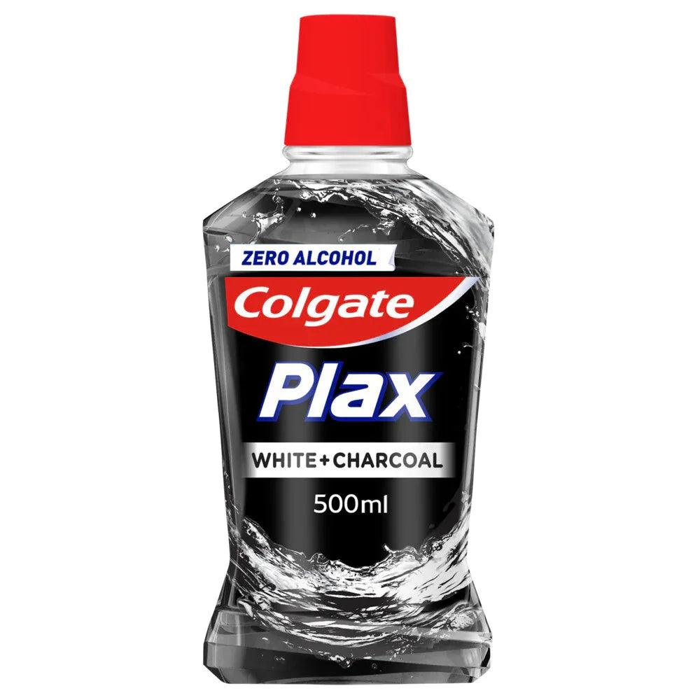 Colgate-Mondwater-Plax-White-Charcoal-500-ml - K Drogerie