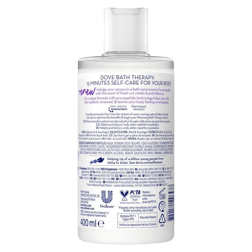 Dove-Bath-Therapy-Renew-Badschuim-Douchgel-400-ml-2 - K Drogerie