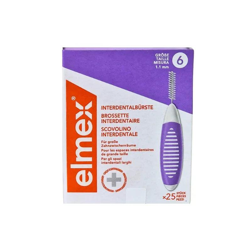 Elmex_Interdentale_Ragers_1.1_mm_Paars_ISO_Maat_6_25x_0673a4d0-70a9-4507-b4b8-51b3c3de031a - K Drogerie