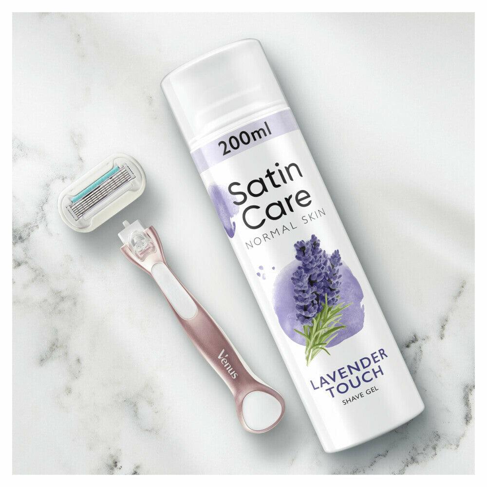 GilletteSatinCareShavingGelLavenderTouch200ml2 - K Drogerie