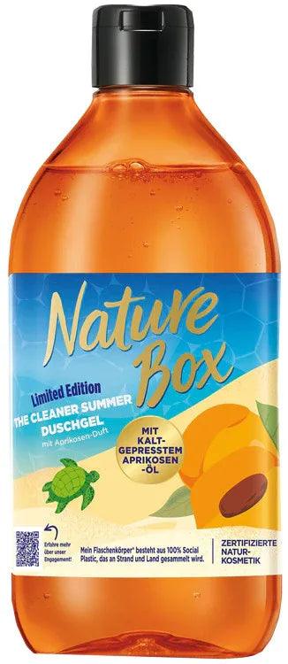 Nature Box Douchegel Abrikoos 385 ml - zachte douchegel met abrikozenolie