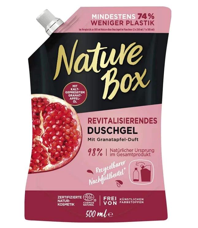 Nature Box Granaatappel Douchegel Refill 500 ml - navulling douchegel met granaatappelolie