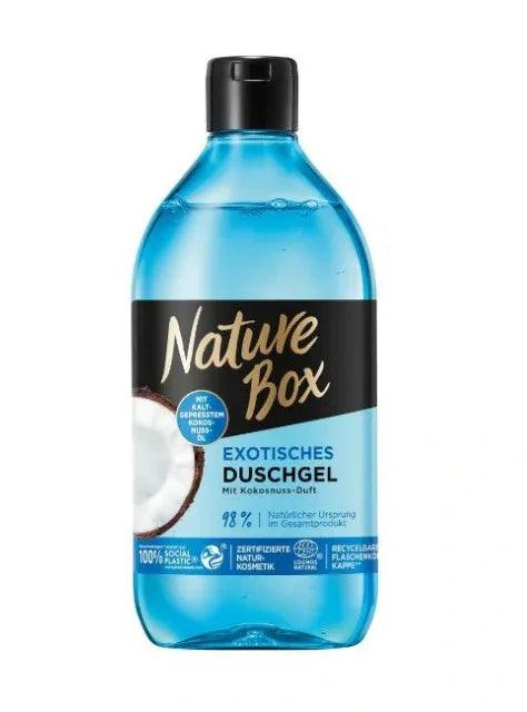 Nature Box Kokos Douchegel 385 ml - verzorgende douchegel met kokosolie