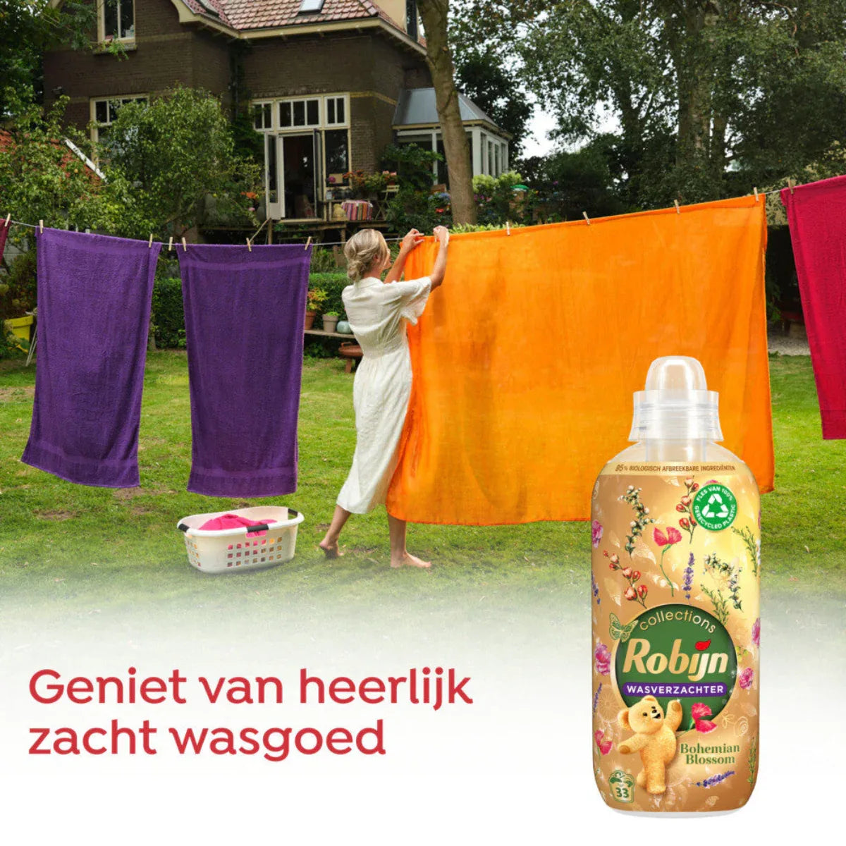 Robijn Wasverzachter Bohemian Blossom 33 Wasbeurten 825 ml - K Drogerie