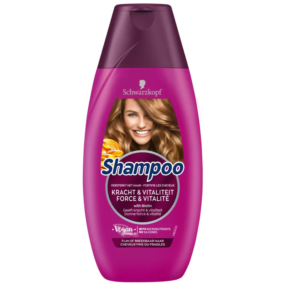 Schwarzkopf Shampoo Kracht & Vitaliteit Shampoo 250 ml - K Drogerie