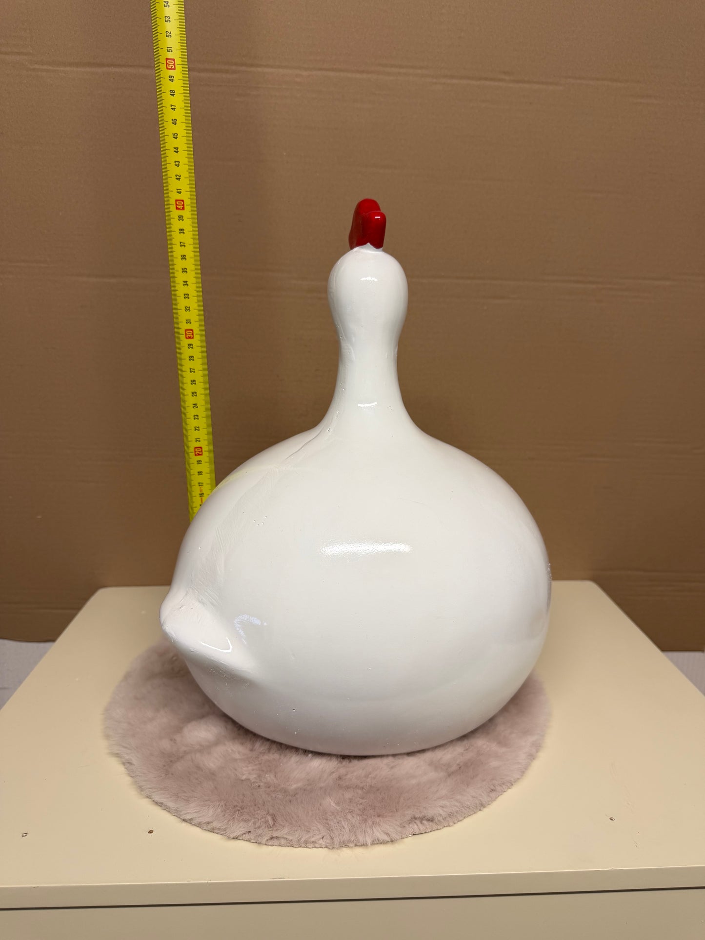 Decoratief Beeld - Kip Ballon - Keramiek - 19 cm (nieuw)