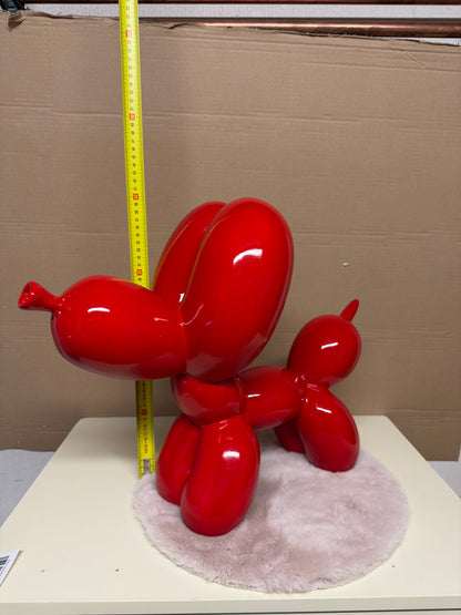 Decoratief Beeld - Bollon Hond - Polyresin - 35 cm (nieuw)