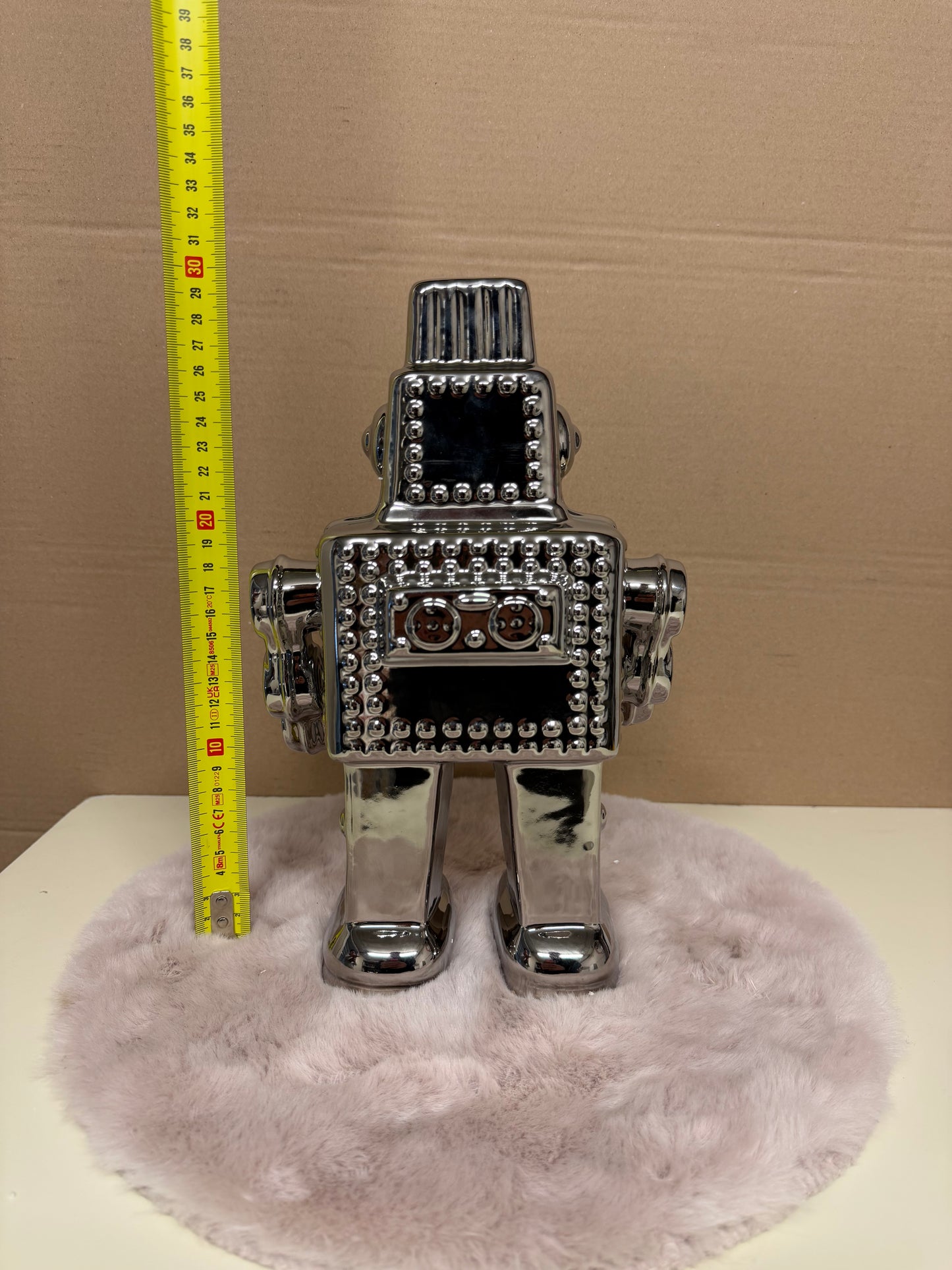 Decoratief Beeld - Robot - Keramiek - 28 cm (nieuw)