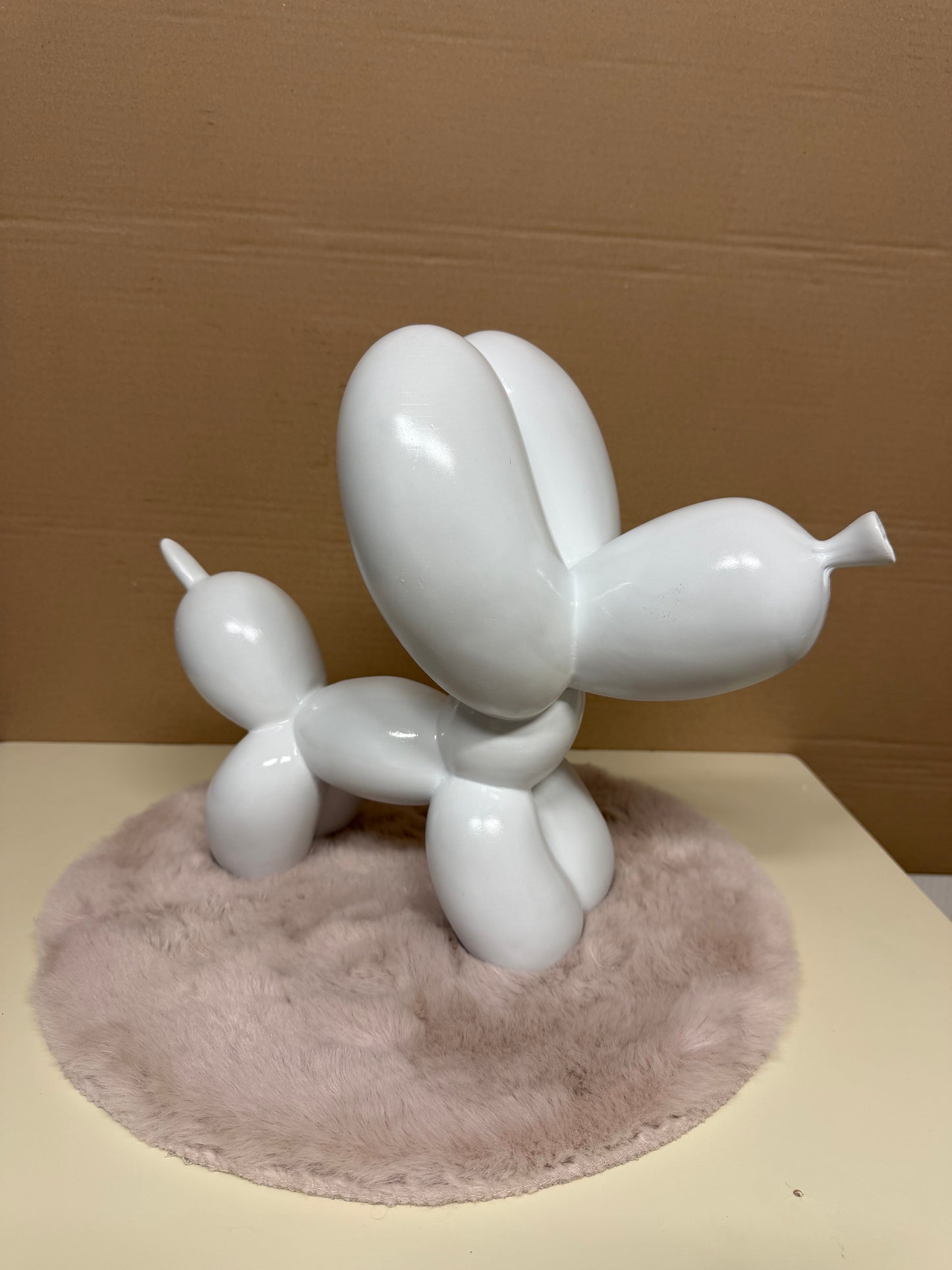 Decoratief Beeld - Bollon Hond - Polyresin - 35 cm (nieuw)