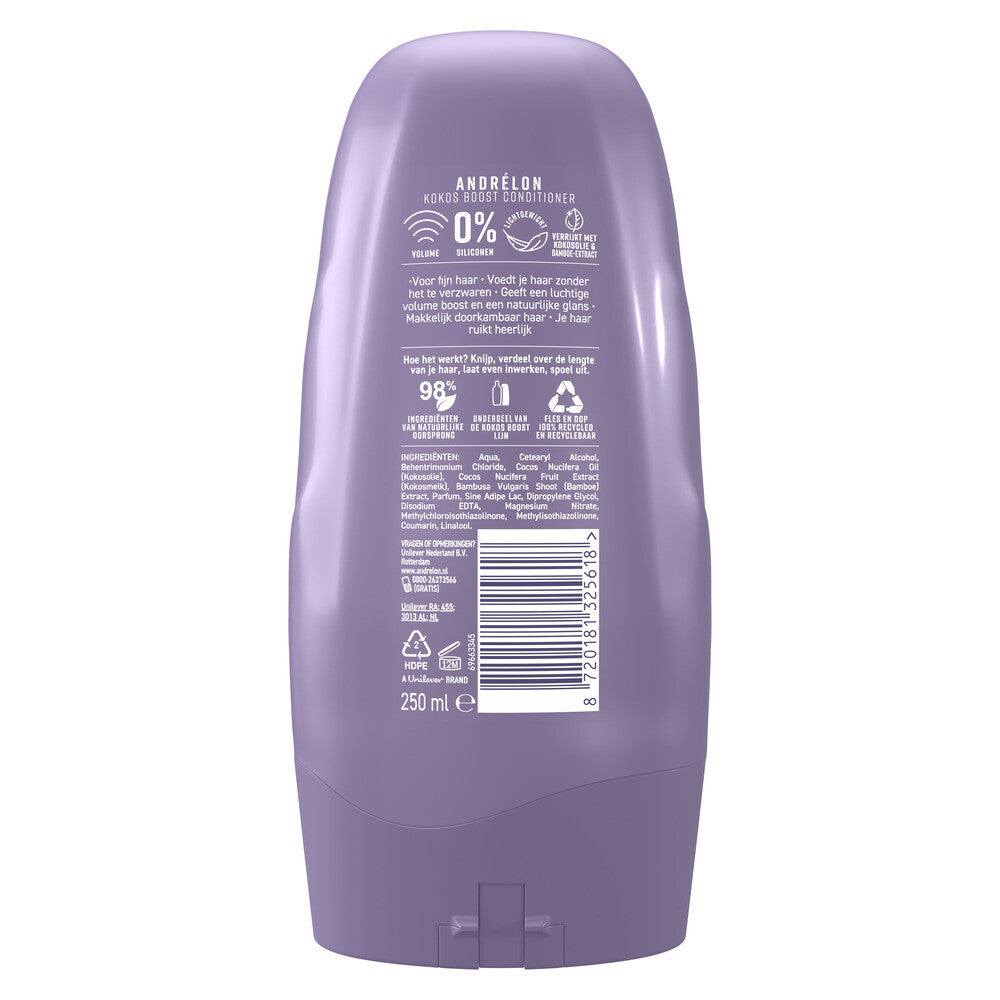 Andrelon Conditioner Kokos Boost 250 ml