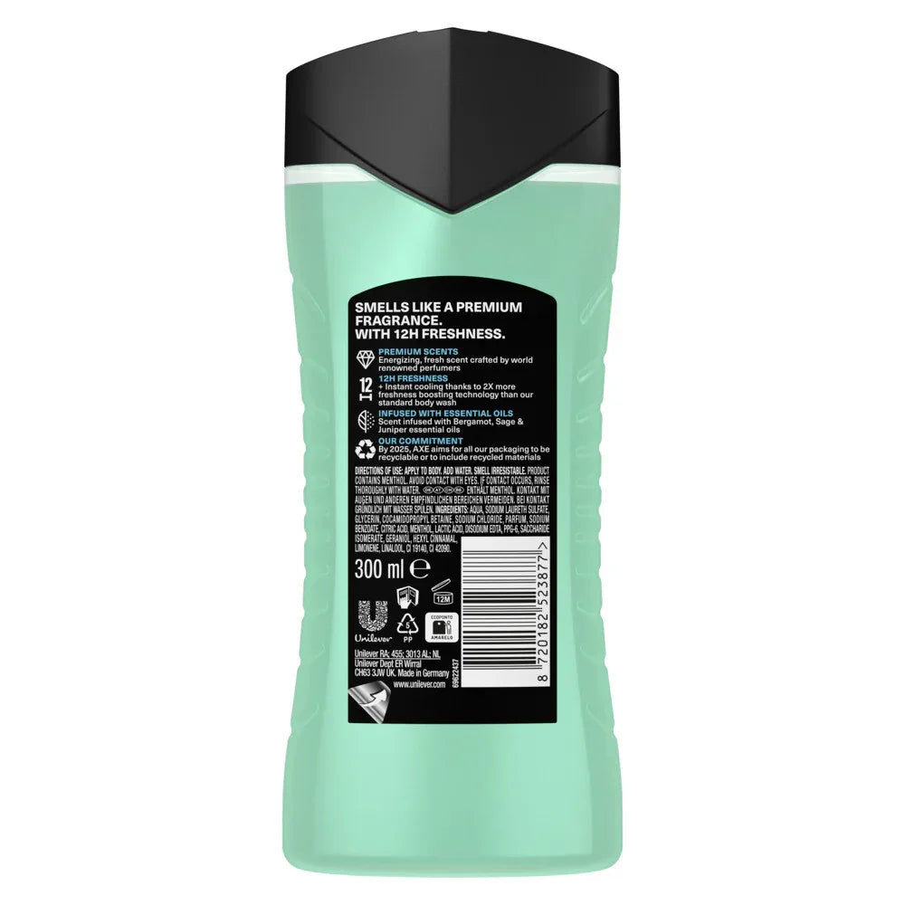 Axe Douchegel Aqua Bergamot 300 ml - K Drogerie