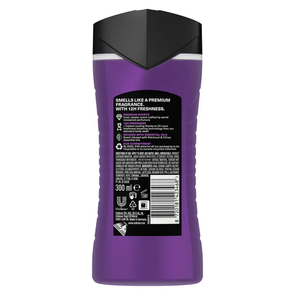 Axe Douchegel Purple Patchouli 300 ml - K Drogerie