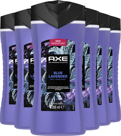 Axe Fine Fragrance Collection Blue Lavender Douchegel 6 x 300 ml
