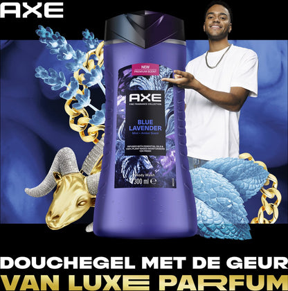 Axe Fine Fragrance Collection Blue Lavender Douchegel 6 x 300 ml