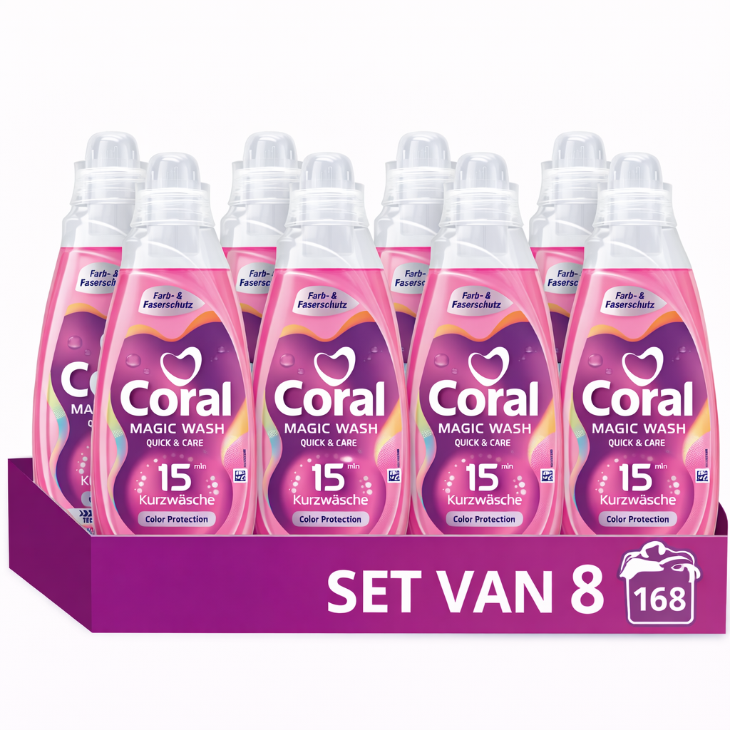 Coral Magic Wash Color Protection Wasmiddel 8 x 21 wasbeurten
