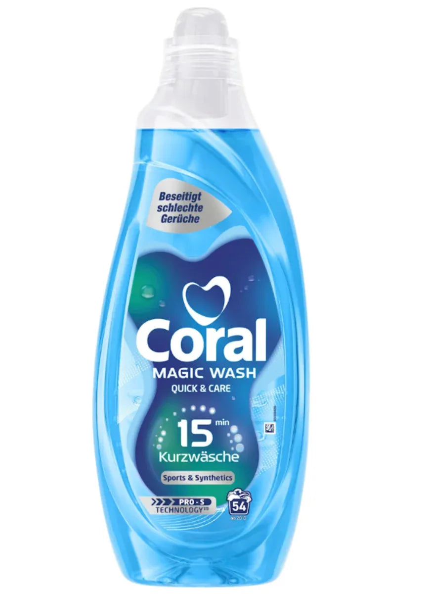 Coral Quickwash Sport & Syntetisch Vloeibaar Wasmiddel - K Drogerie