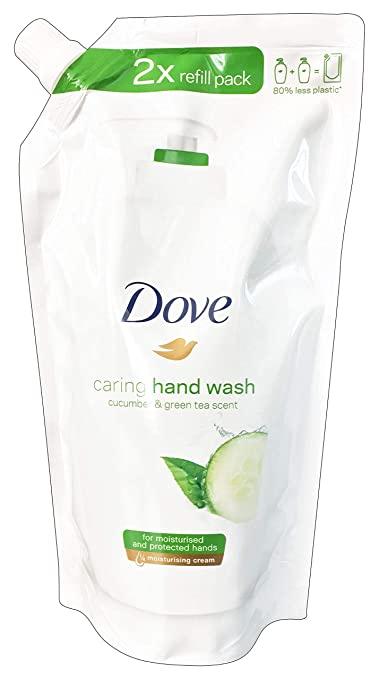 Dove Vloeibare Zeep Komkommer & Groene Thee Navulverpakking 500 ml - K Drogerie