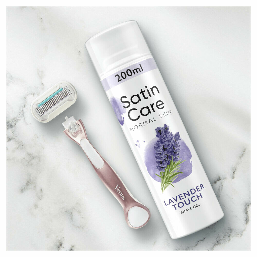 Gillette Satin Care Shaving Gel Lavender Touch 200 ml