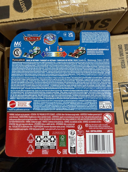 Disney Pixar Cars Color Changers Auto - Kleurveranderende Speelgoedauto - Warm & Koud Water - 8 Varianten