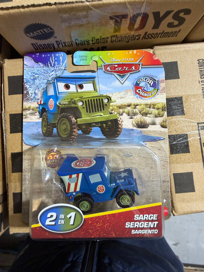 Disney Pixar Cars Color Changers Auto - Kleurveranderende Speelgoedauto - Warm & Koud Water - 8 Varianten