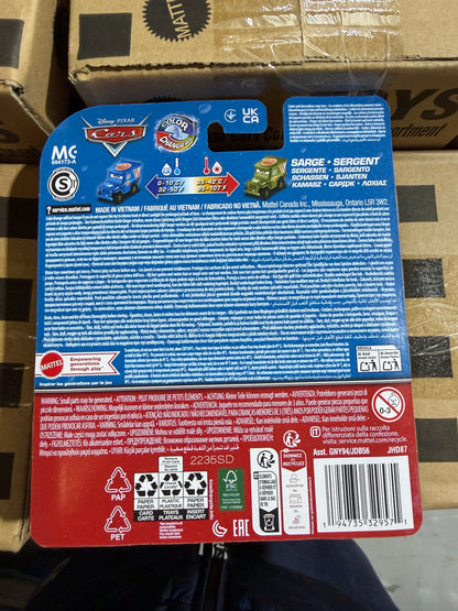 Disney Pixar Cars Color Changers Auto - Kleurveranderende Speelgoedauto - Warm & Koud Water - 8 Varianten