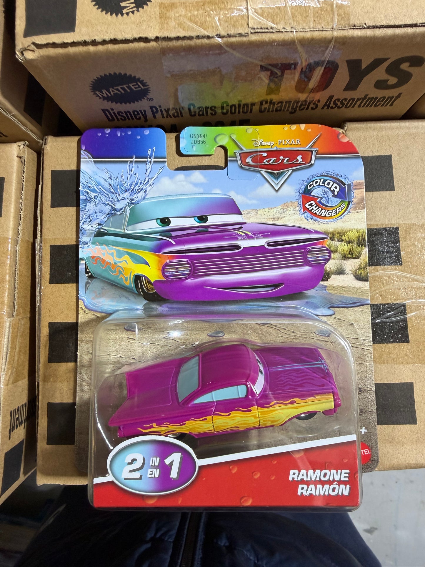 Disney Pixar Cars Color Changers Auto - Kleurveranderende Speelgoedauto - Warm & Koud Water - 8 Varianten