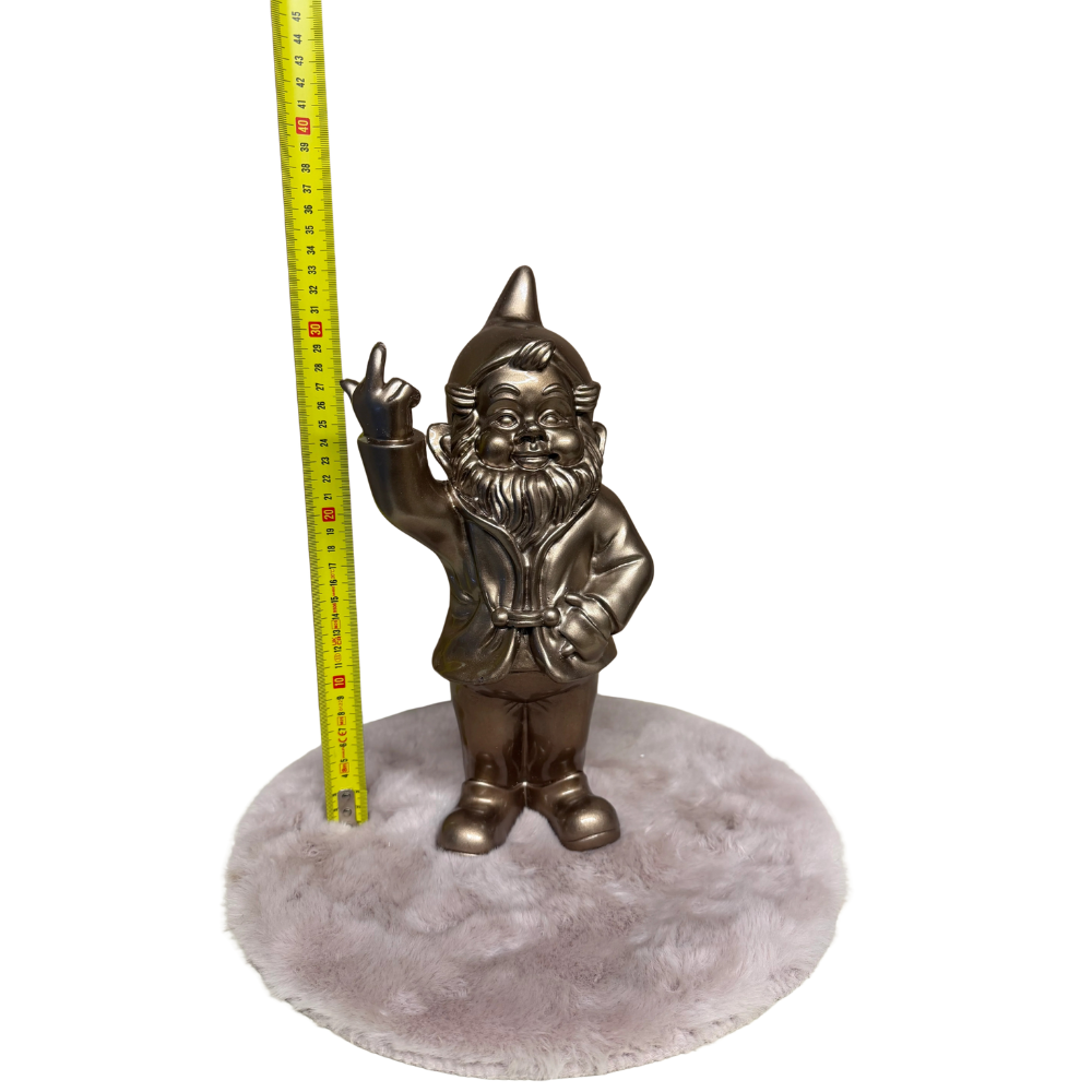 Kabouter met middelvinger