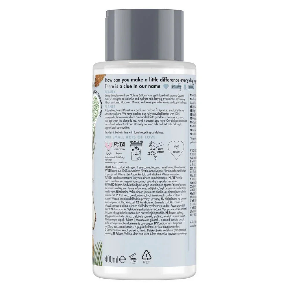 Love Beauty and Planet Conditioner Coconut Water & Mimosa Flower 400 ml - K Drogerie