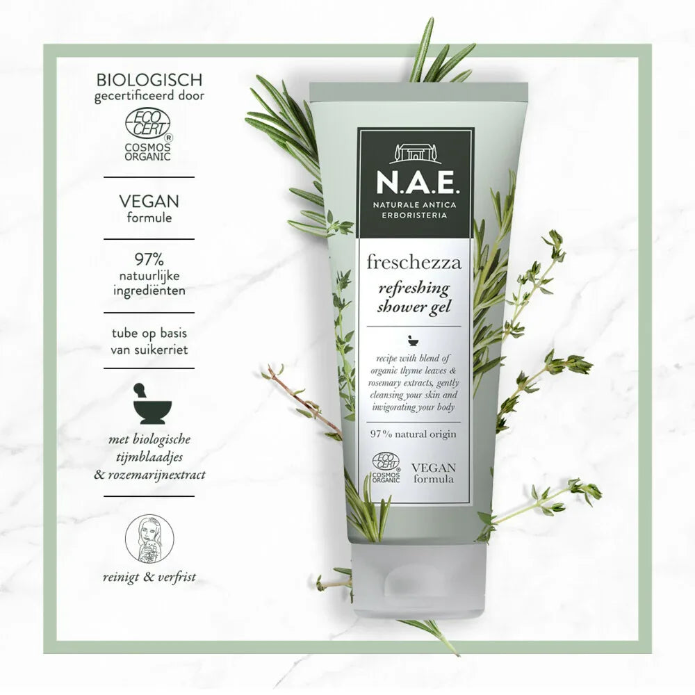 N.A.E. Douchegel Freschezza Verfrissend 200 ml - K Drogerie