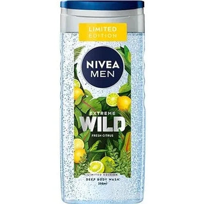 Nivea Men Douchegel Extreme Wild Fresh Citrus 250 ml - K Drogerie