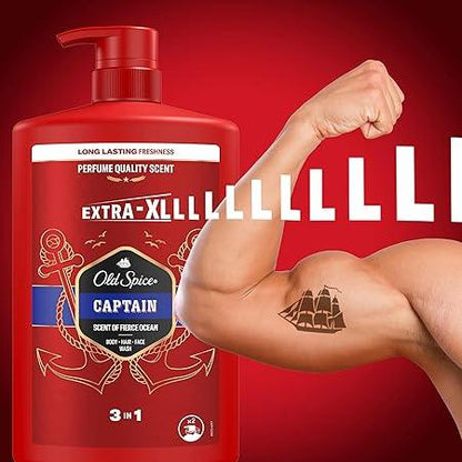 Old Spice Captain Douchegel 1000 ml - K Drogerie