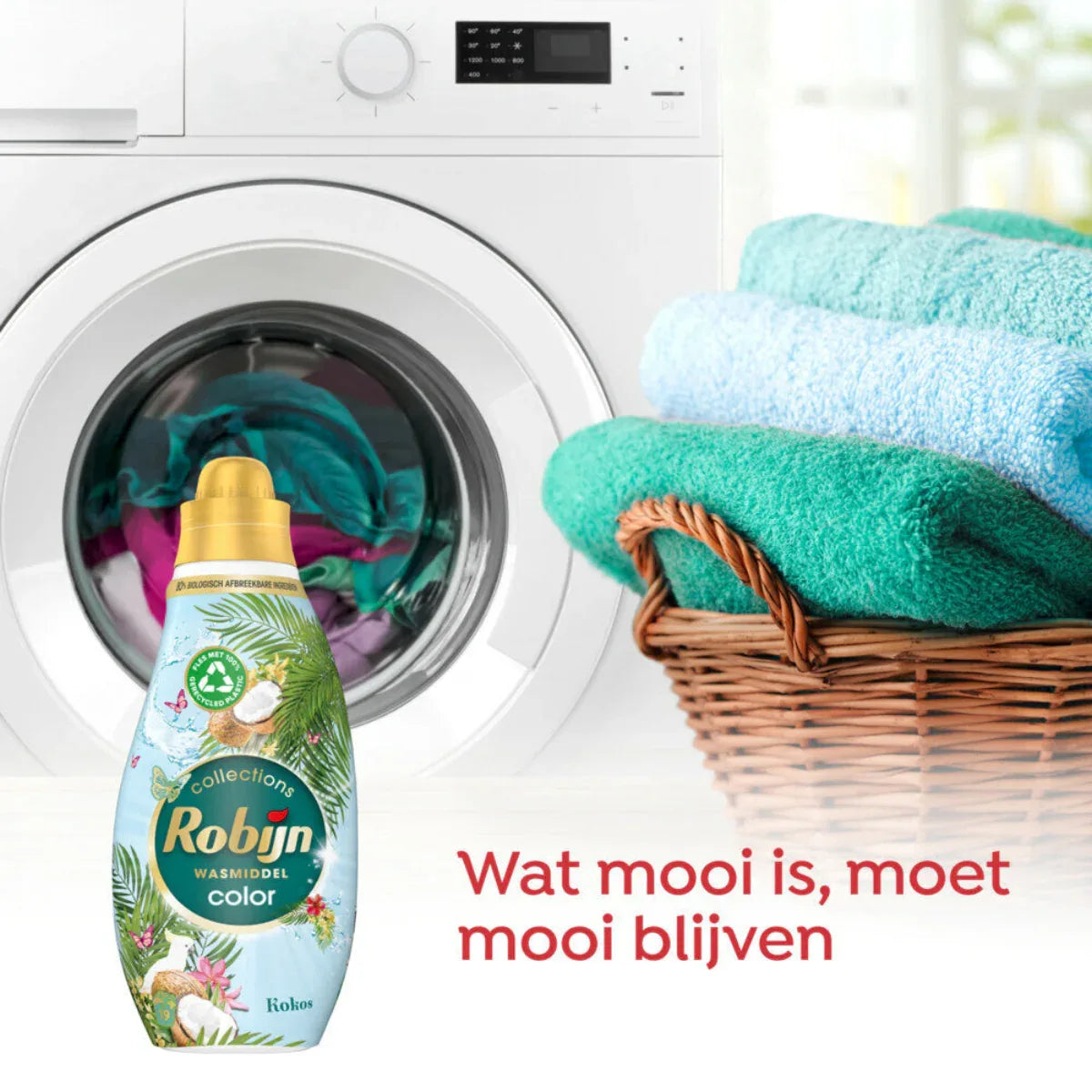 Robijn Klein & Krachtig Wasmiddel Kokos Sensation 19 Wasbeurten 665 ml - K Drogerie