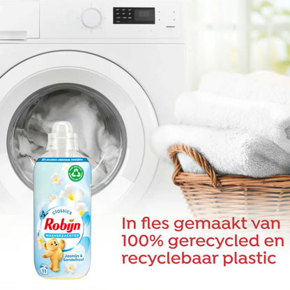 Robijn Wasverzachter Jasmijn en Sandelhout 33 Wasbeurten 825 ml - K Drogerie