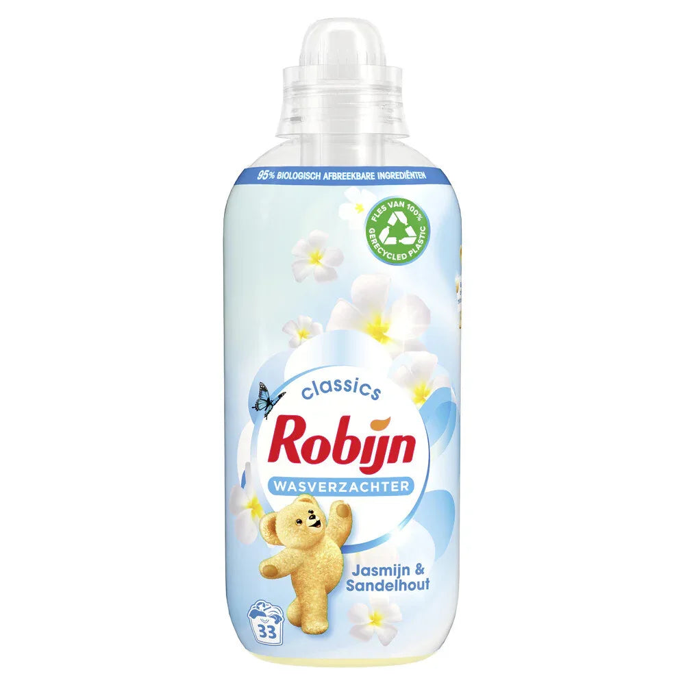 Robijn Wasverzachter Jasmijn en Sandelhout 33 Wasbeurten 825 ml - K Drogerie