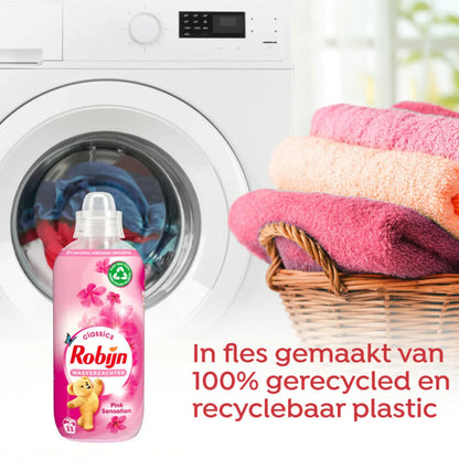 Robijn Wasverzachter Pink Sensation 33 Wasbeurten 825 ml - K Drogerie