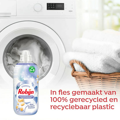 Robijn Wasverzachter Puur & Zacht 50 Wasbeurten 1250 ml - K Drogerie