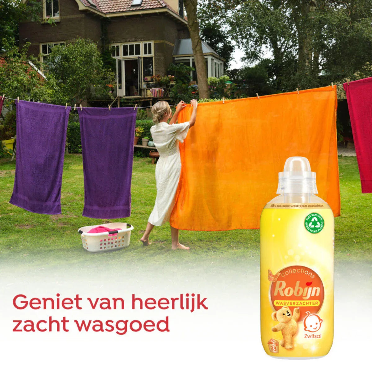 Robijn Wasverzachter Zwitsalgeur 33 Wasbeurten 825 ml - K Drogerie